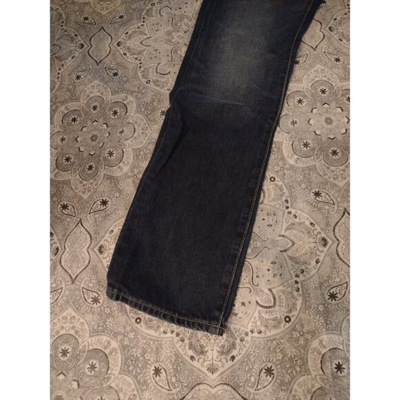 Women Junior Gap 1969 Straight Blue Jeans Waist 28 Inseam 29 Rise 9.5 - Picture 2 of 10